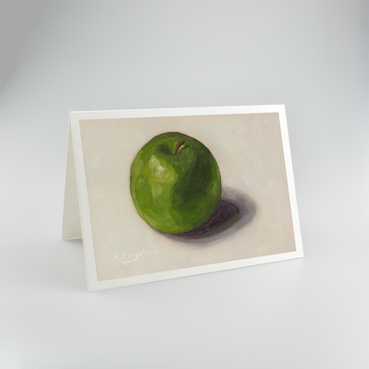 Green Apple 2 - A5 Greetings Cards