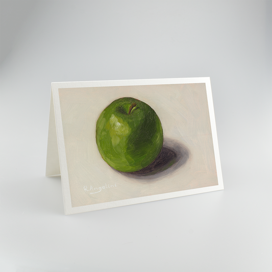 Green Apple 2 - A5 Greetings Cards