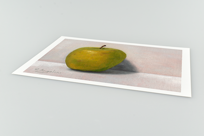 Green Apple 2 Giclee Art Print Close Up