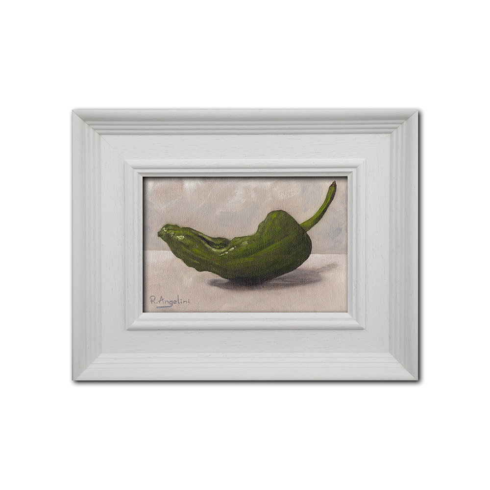 'Green Chilli' - Original Oil Painting