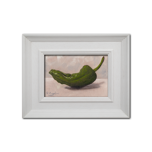 'Green Chilli' - Original Oil Painting