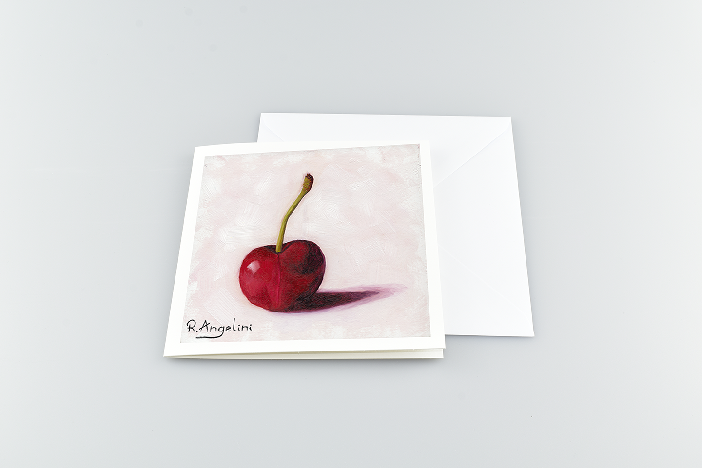 Cherry - Square Greetings Cards