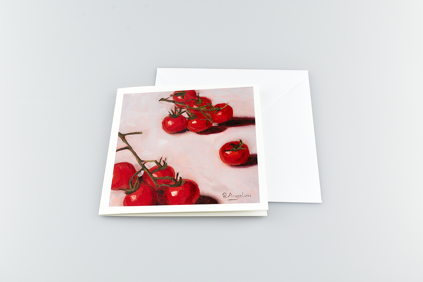 Cherry Tomatoes - Square Greetings Cards