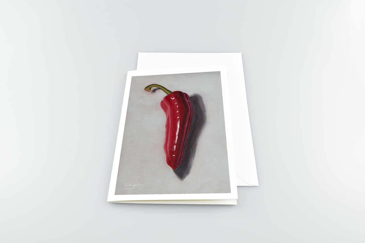 Large Red Pepper - A5 Greetings Cards