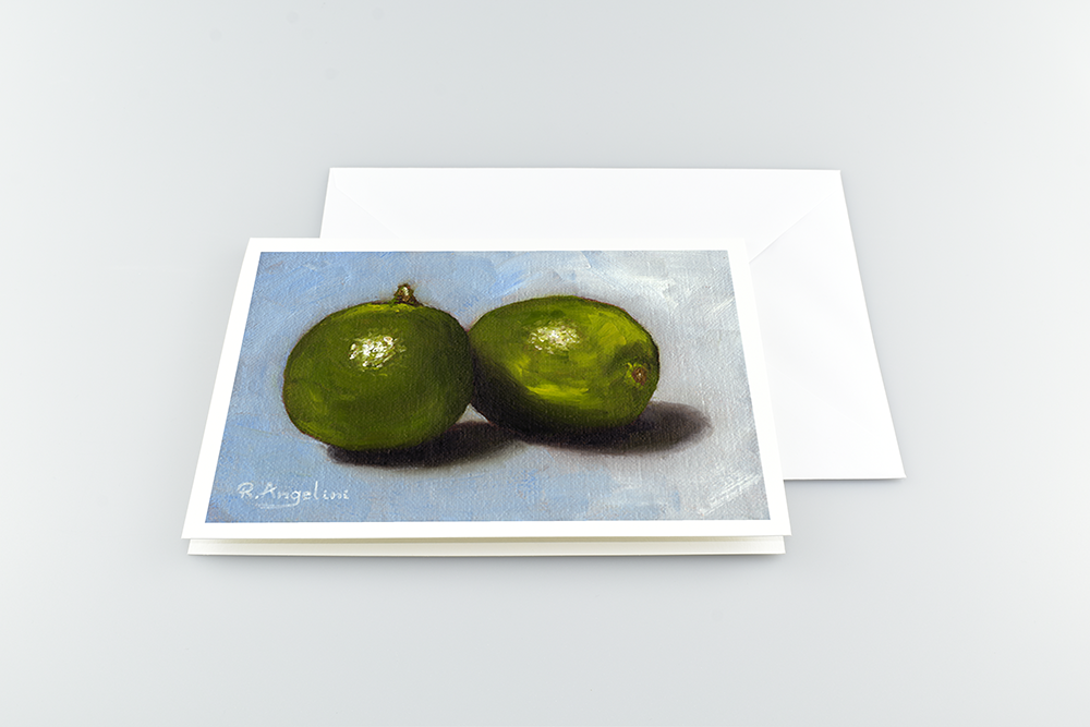 Pair of Limes - A5 Greetings Cards