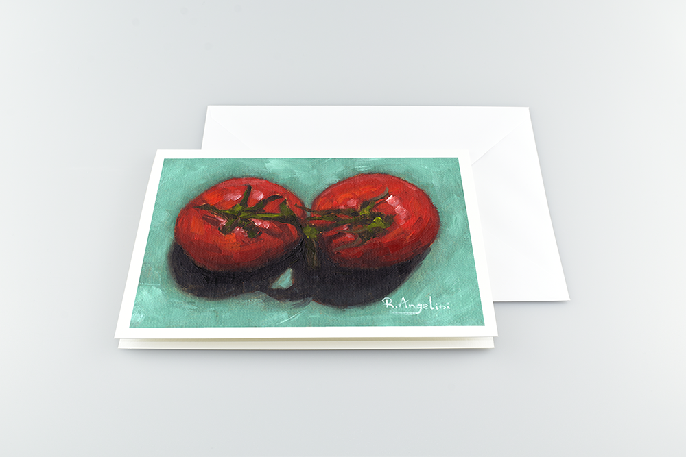 Pair of Tomatoes - A5 Greetings Cards