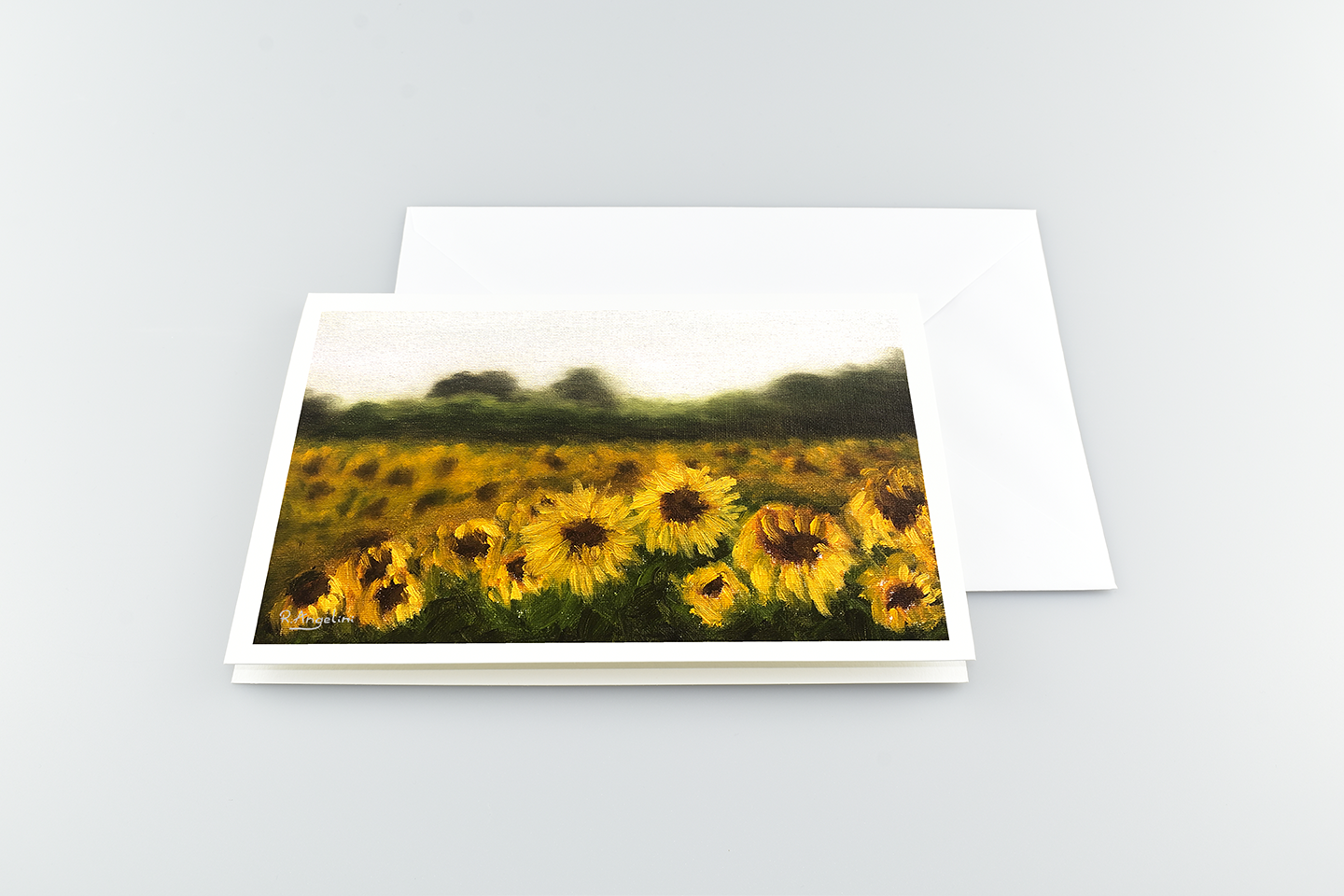 Sunflower Field - A5 Greetings Cards