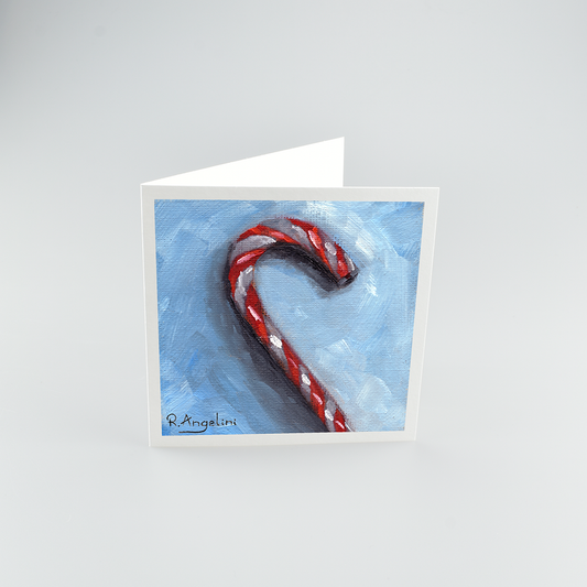 Candy Cane - Square Greetings Cards