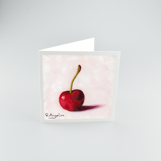 Cherry - Square Greetings Cards