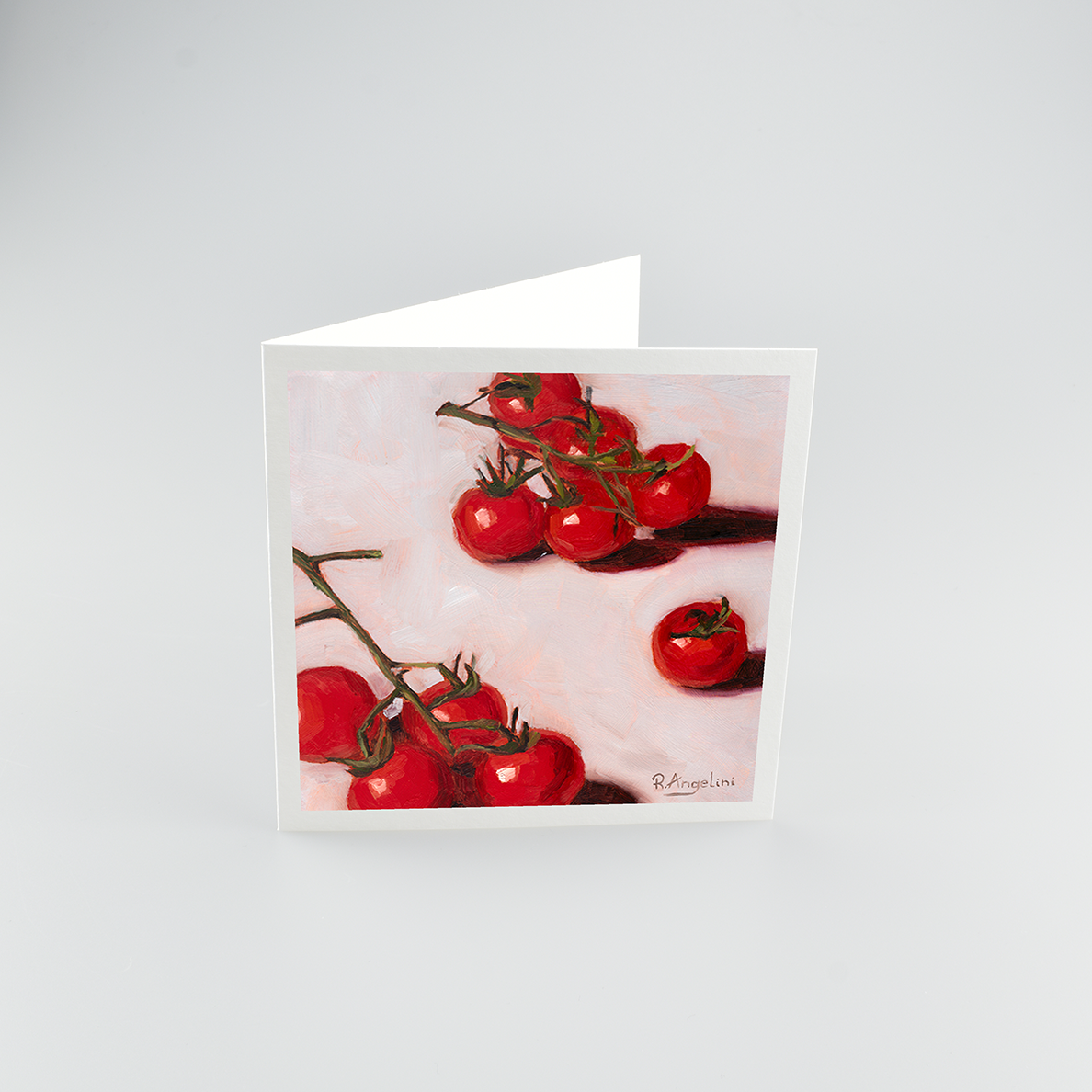 Cherry Tomatoes - Square Greetings Cards