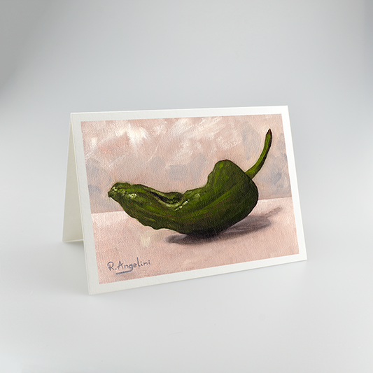 Green Chilli - A5 Greetings Cards