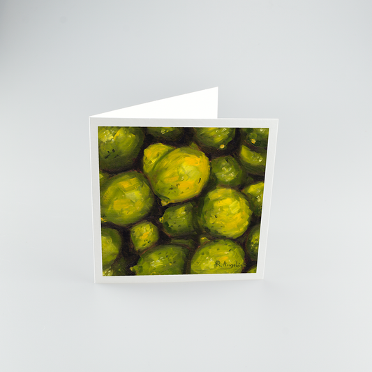 Limes - Square Greetings Cards