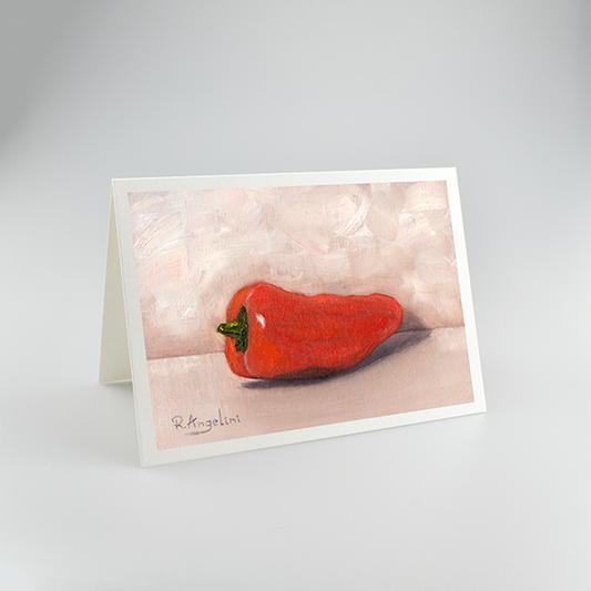 Orange Sweet Pepper - A5 Greetings Cards