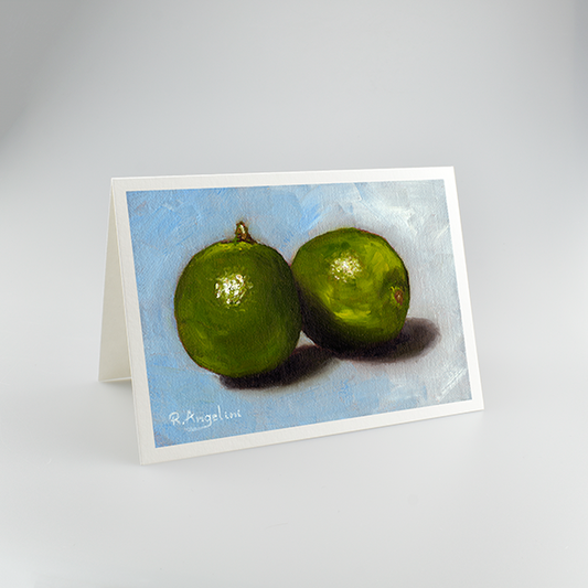 Pair of Limes - A5 Greetings Cards