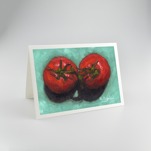 Pair of Tomatoes - A5 Greetings Cards