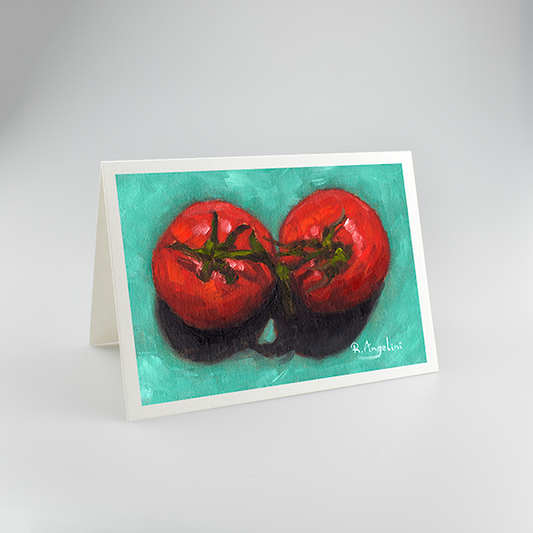 Pair of Tomatoes - A5 Greetings Cards