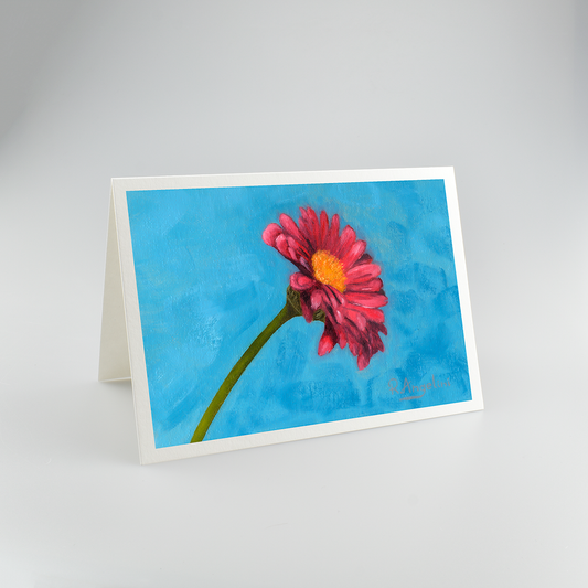 Pink Daisy - A5 Greetings Cards