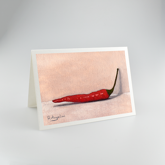 Red Bird's Eye Chilli - A5 Greetings Cards