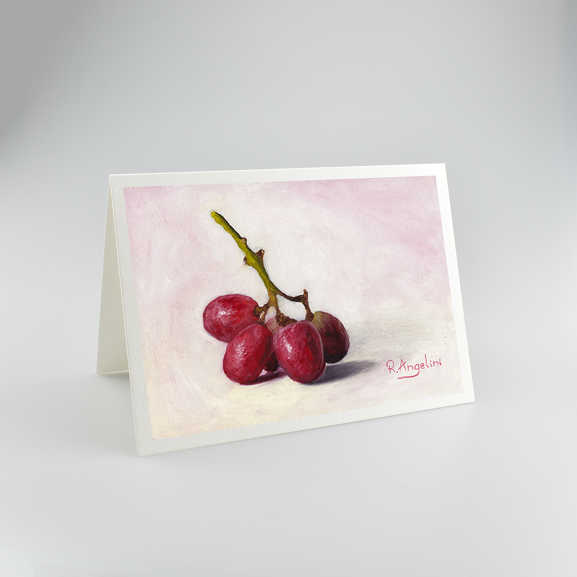 Red Grapes - A5 Greetings Cards