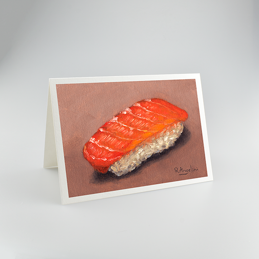 Salmon Sushi - A5 Greetings Cards