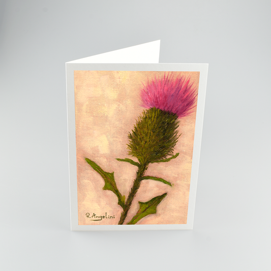 Scottish Thistle - A5 Greetings Cards