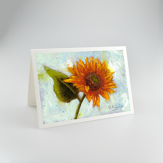Sunflower - Greetings Card - Rhys Angelini
