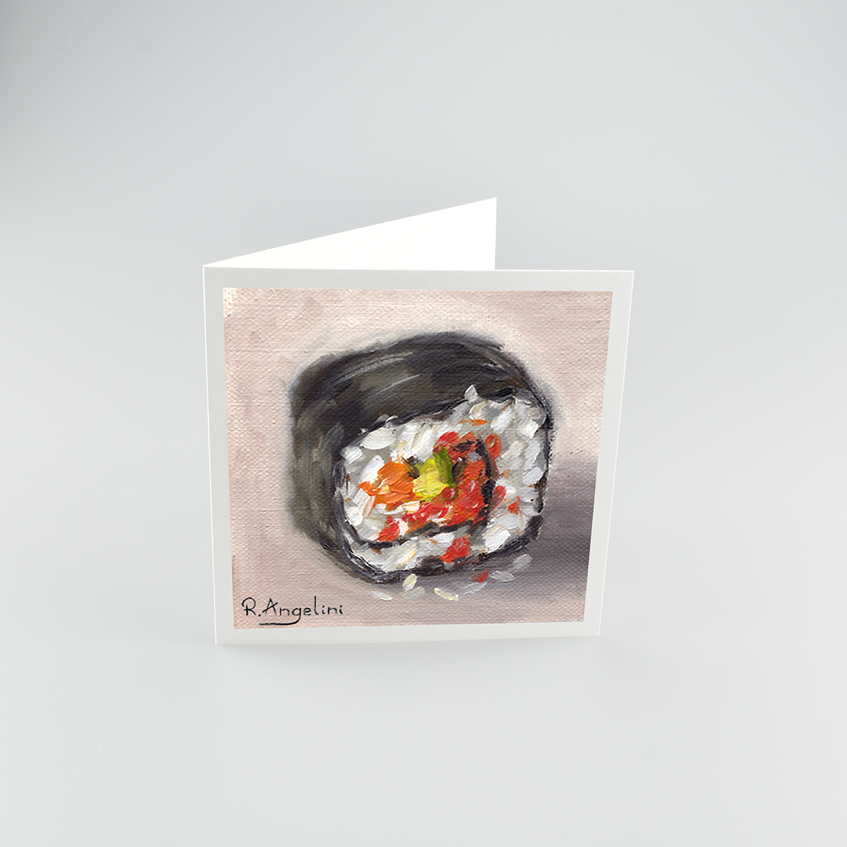 Sushi Roll - Square Greetings Cards