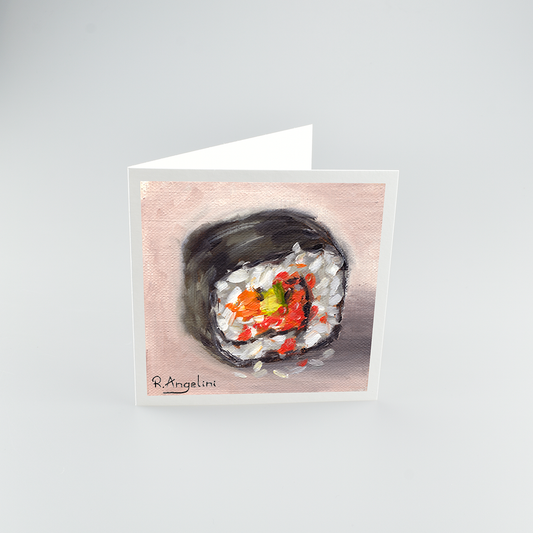 Sushi Roll - Square Greetings Cards