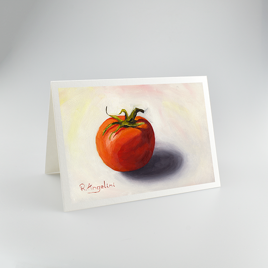 Tomato 2 - Greetings Card - Rhys Angelini