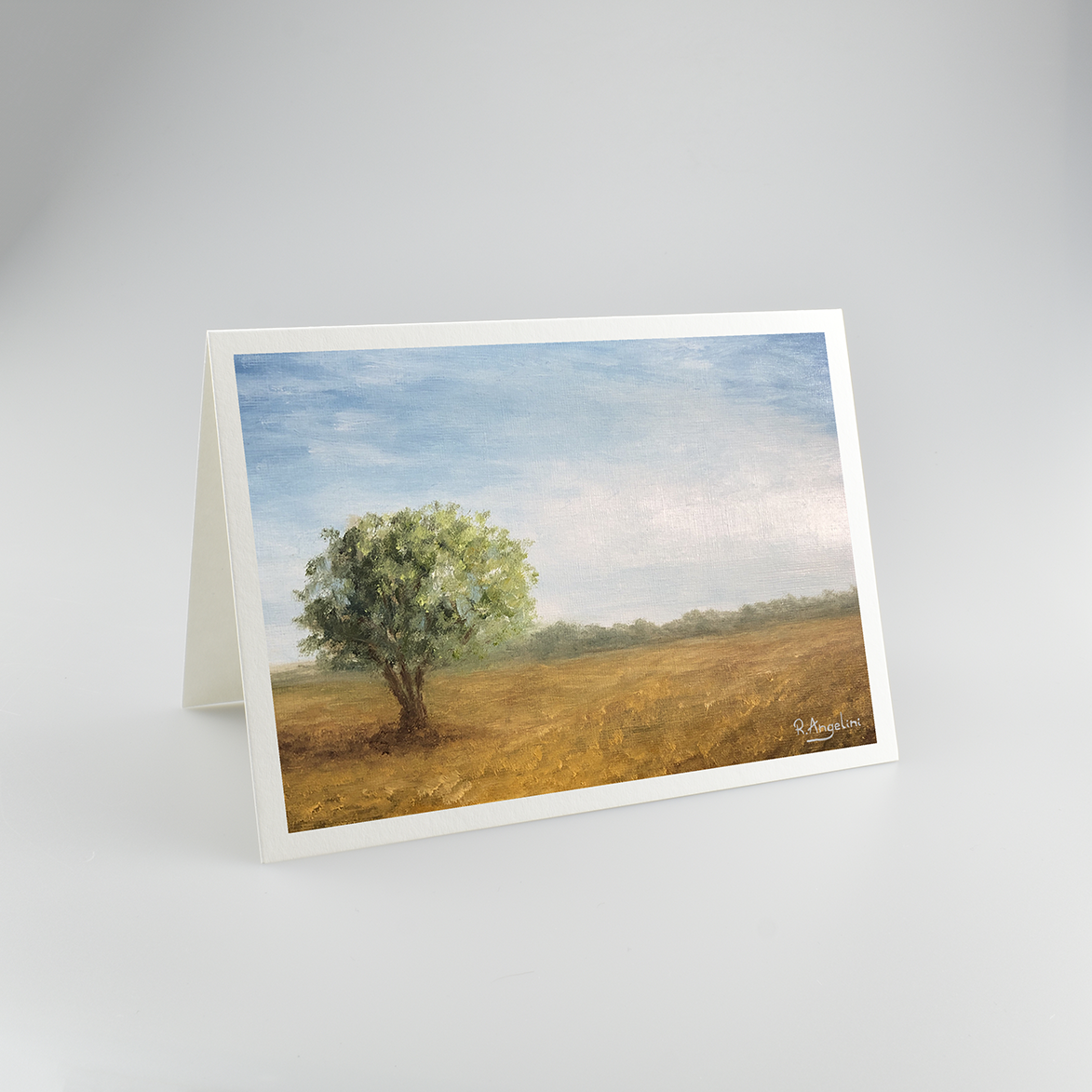 Tree in a Field - A5 Greetings Cards