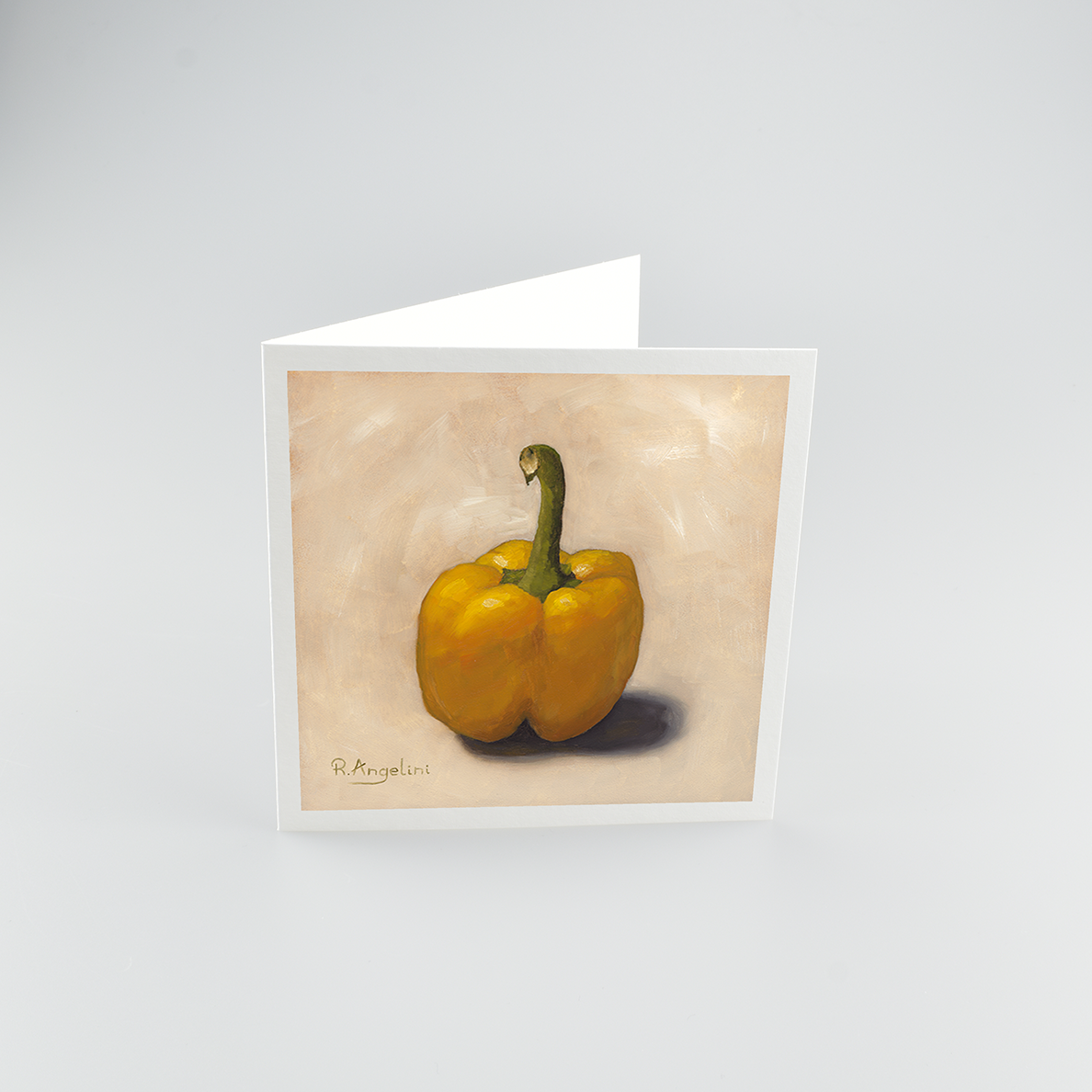 Yellow Pepper - Square Greetings Cards