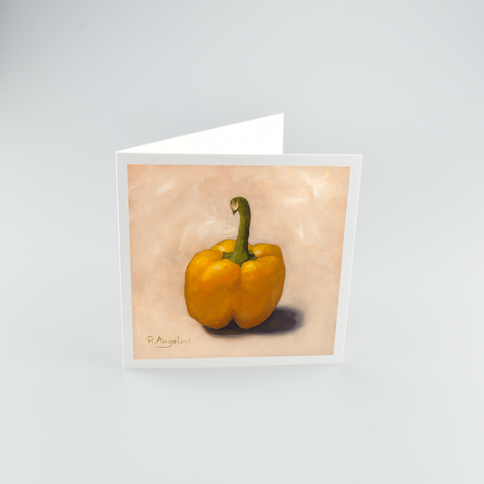 Yellow Pepper - Square Greetings Cards