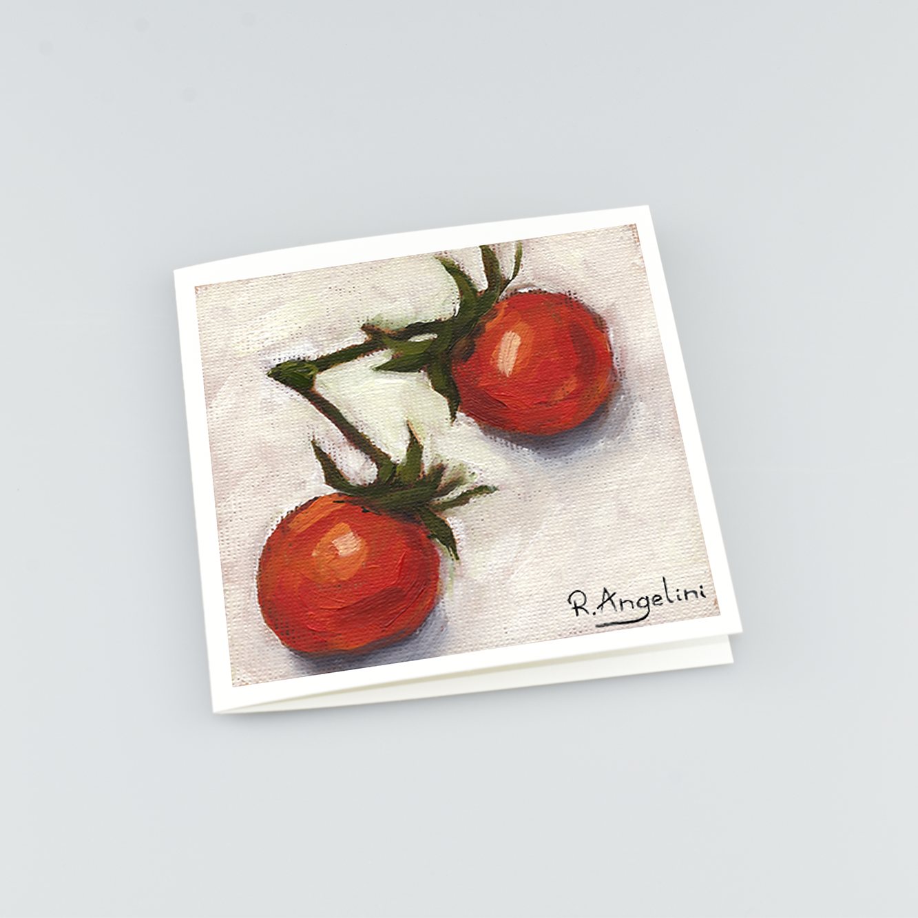 Cherry Tomatoes - Square Greetings Cards