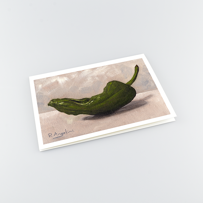 Green Chilli - A5 Greetings Cards