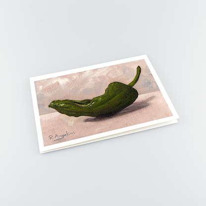 Green Chilli - A5 Greetings Cards