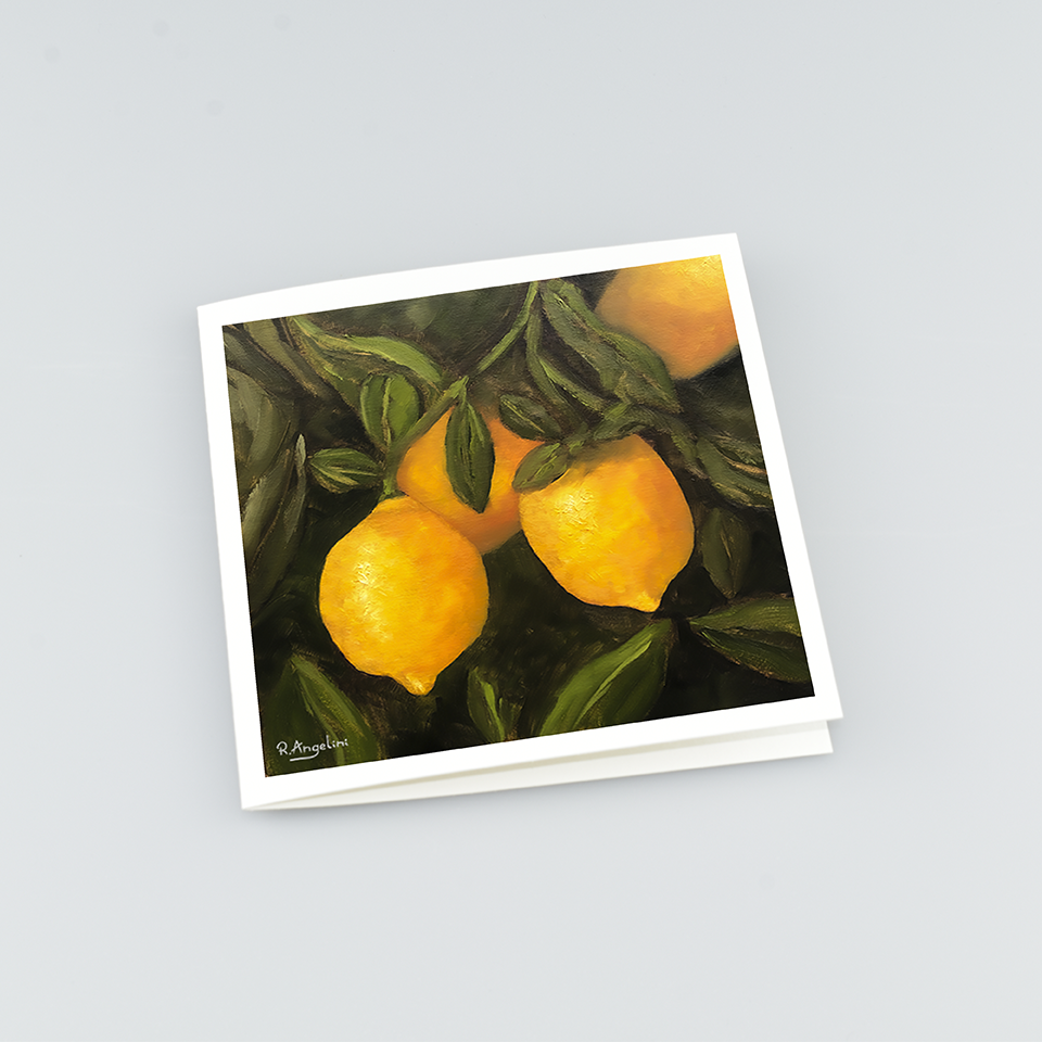 Lemon Tree - Square Greetings Cards