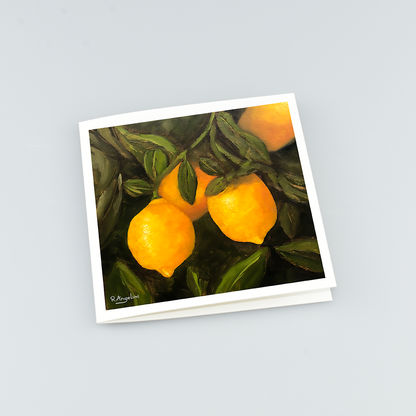 Lemon Tree - Square Greetings Cards