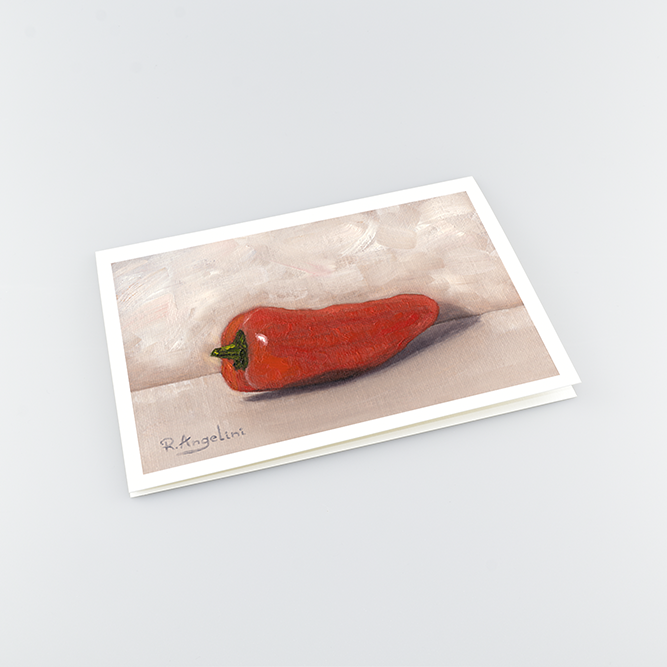 Orange Sweet Pepper - A5 Greetings Cards