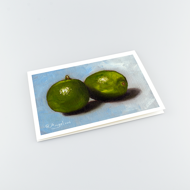 Pair of Limes - A5 Greetings Cards