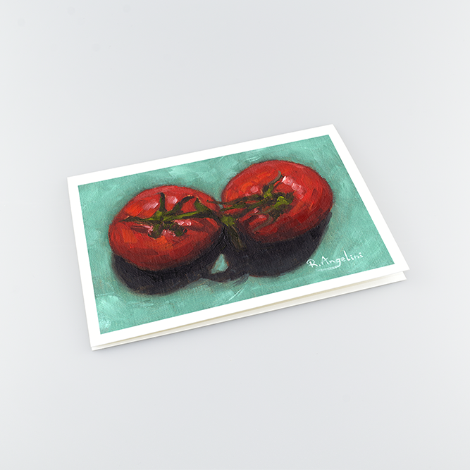 Pair of Tomatoes - A5 Greetings Cards