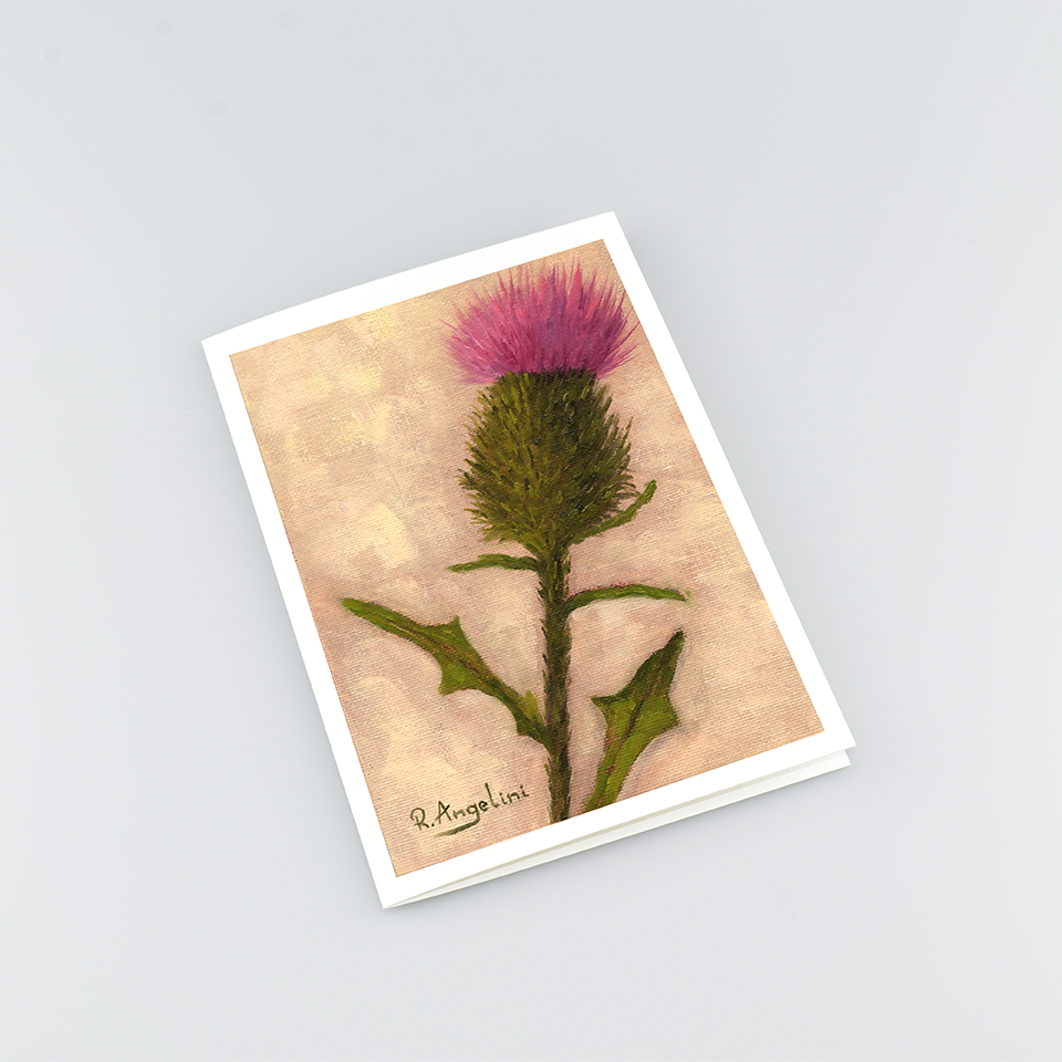 Scottish Thistle - A5 Greetings Cards