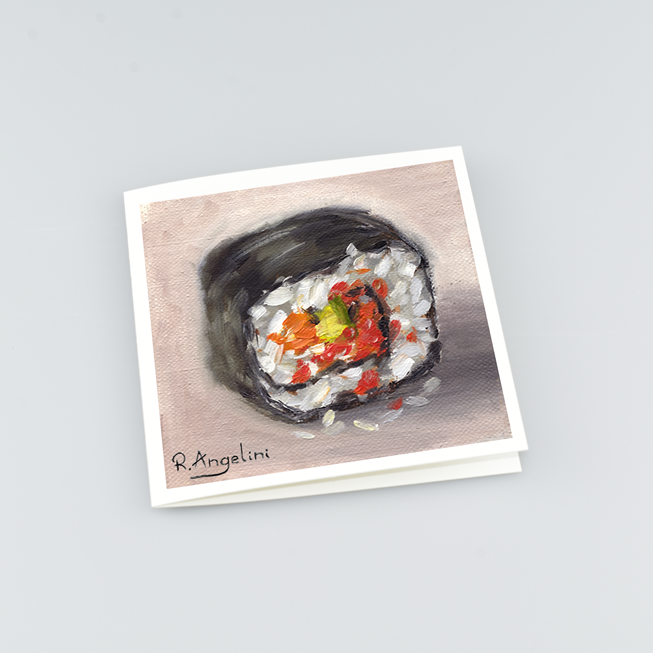 Sushi Roll - Square Greetings Cards