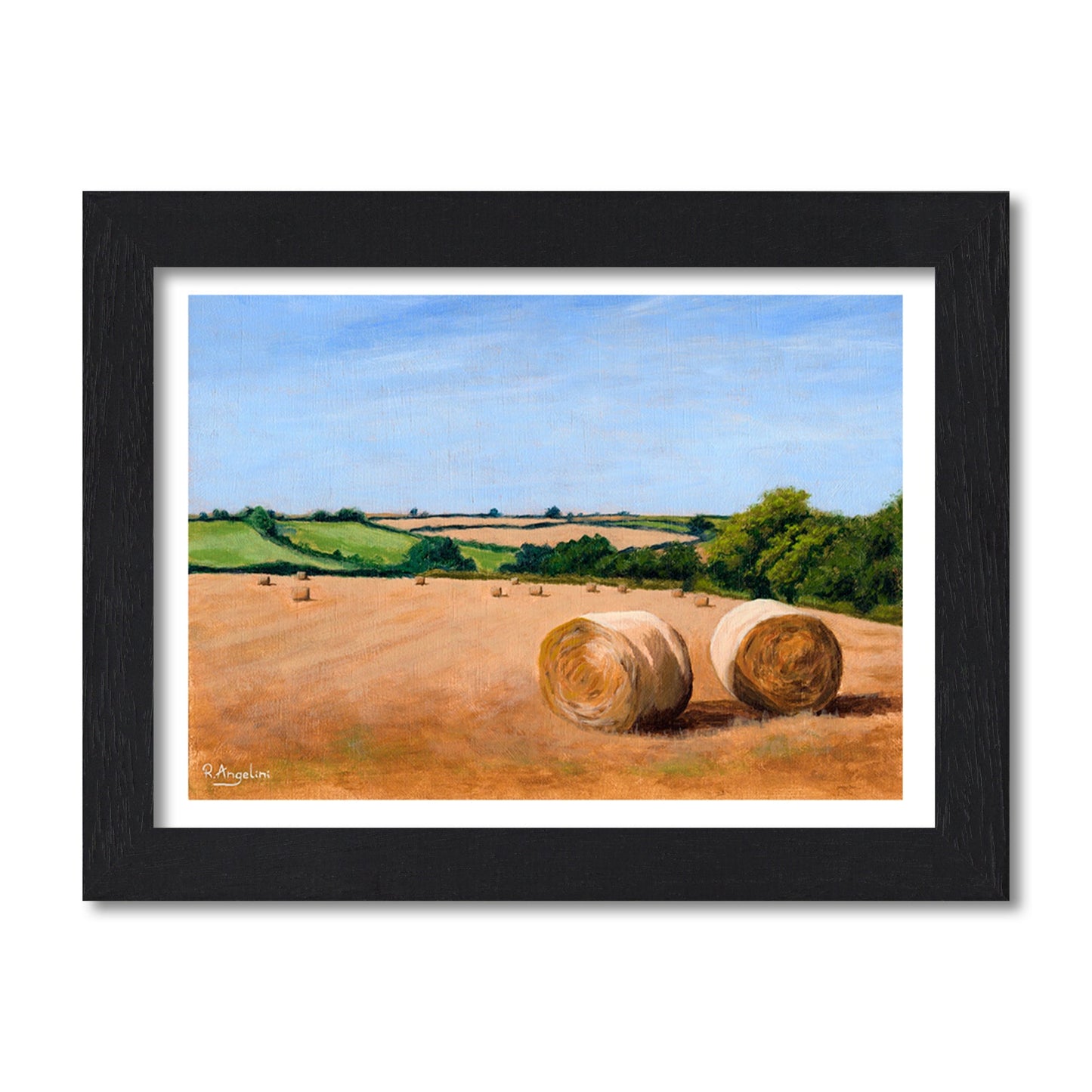 Hay Bales | Landscape Art Print
