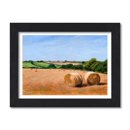 Hay Bales | Landscape Art Print