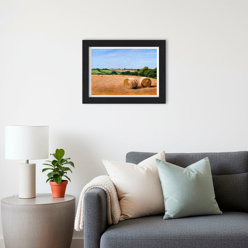 Hay Bales | Landscape Art Print