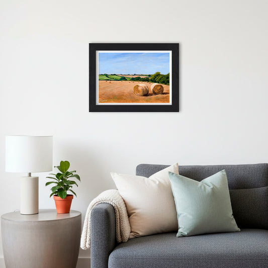 Hay Bales - Giclée Art Print