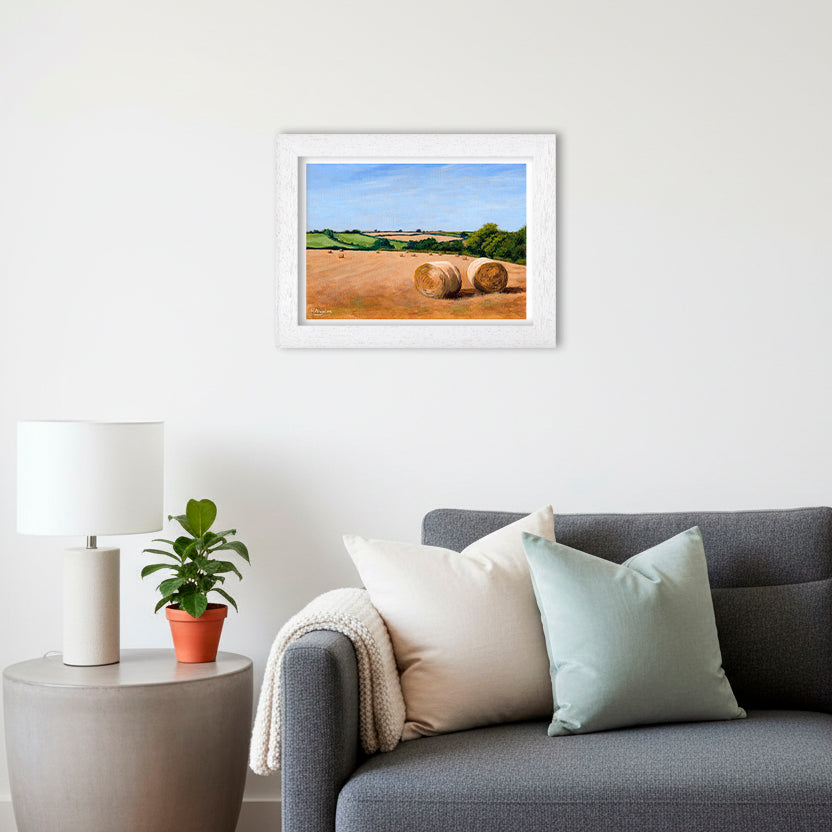Hay Bales | Landscape Art Print