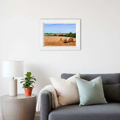 Hay Bales | Landscape Art Print