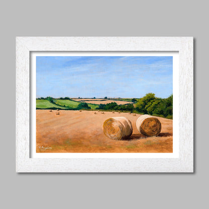 Hay Bales | Landscape Art Print
