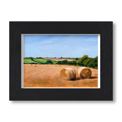Hay Bales - Giclée Art Print